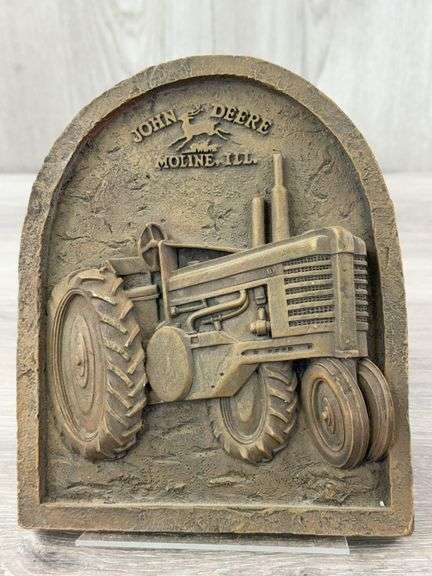 John Deere B Rustic Tractor Plaque, 6”W