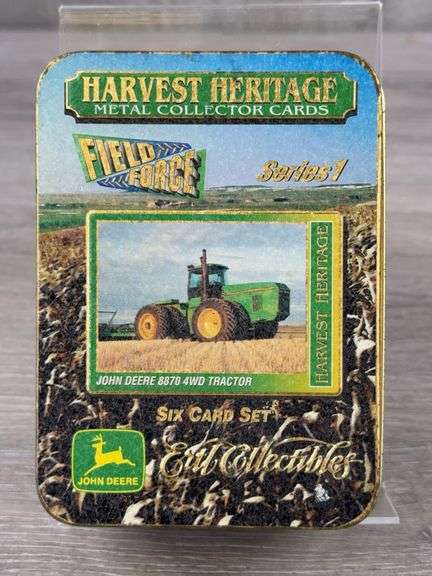 Harvest Heritage Metal Collector Cards 6 Card Set, Series 1, Ertl Collectibles