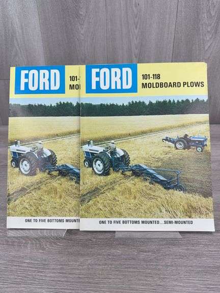 2 Ford 101/118 Moldboard Plows Brochures