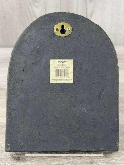 John Deere B Rustic Tractor Plaque, 6”W