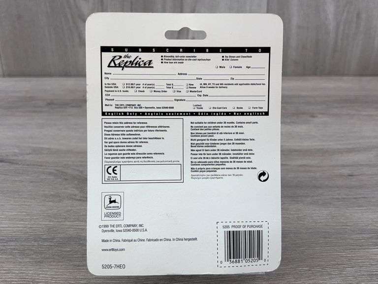 John Deere 430 Crawler, 530 WF Duals & 620 NF, 1/64, Ertl