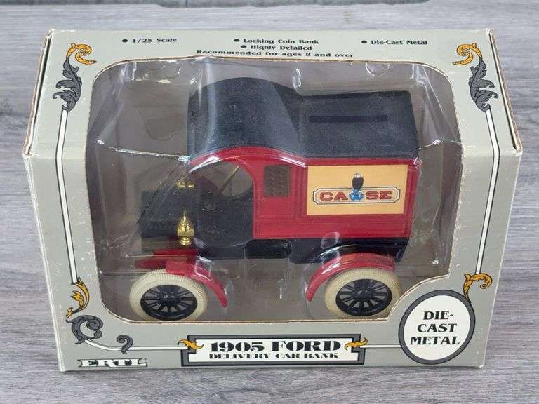 1905 Case Ford Delivery Car Bank, 1/25, Ertl