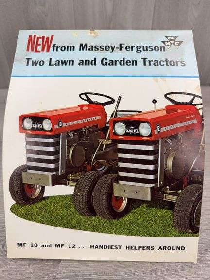 Massey-Ferguson 10/12 Lawn & Garden Tractors Brochure