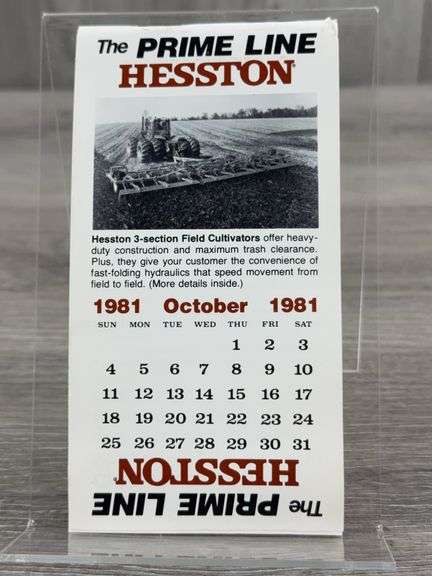 Hesston 1981/82 Pocket Notebook