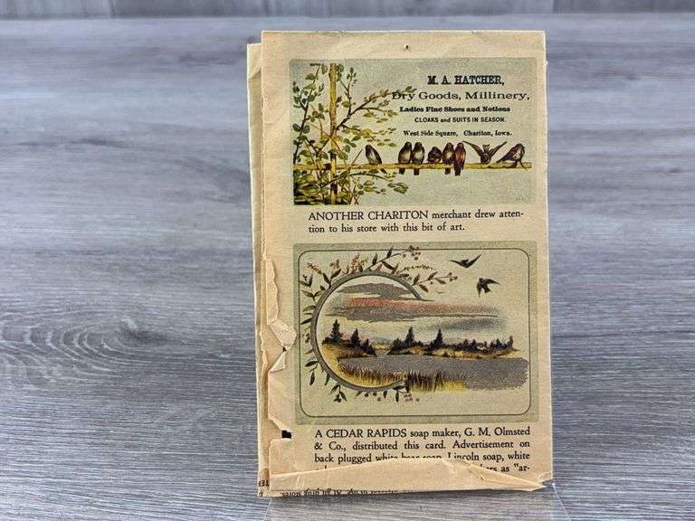 John Deere Pamphlet & Model H Spreader Poster