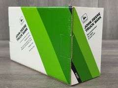 1931 Hawkeye Crate John Deere Delivery Truck Bank, 1/34, Ertl, Plastic Front Is Cracked