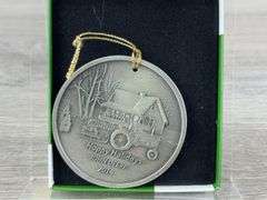 4 John Deere 2011, 2012, 2014 & 2017 Christmas Ornaments