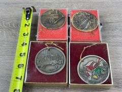 4 John Deere 1998-2000 & 2003 Christmas Ornaments