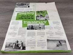 John Deere Pamphlet & Model H Spreader Poster
