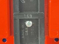 1995 Going To Farm Progress Stake Truck Bank W/Crates, 7 3/4” Long, Box & Toy Signed By Joseph L. Ertl, Scale Models, Serial #169