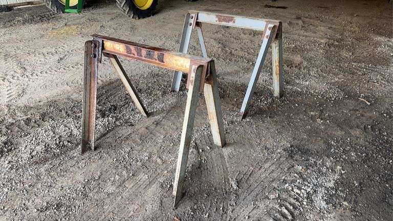 Heavy Duty Sawhorses - 36” tall x 43” wide