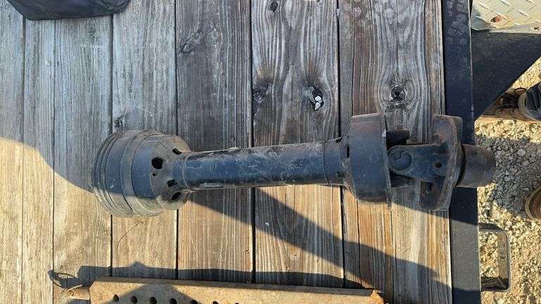 540 to 1000 PTO Shaft w/ Shear Bolt- 32” Long Retracted.