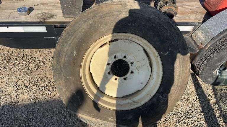 Goodyear Tire and 8 Bolt Rim - 295/75R225 Tire