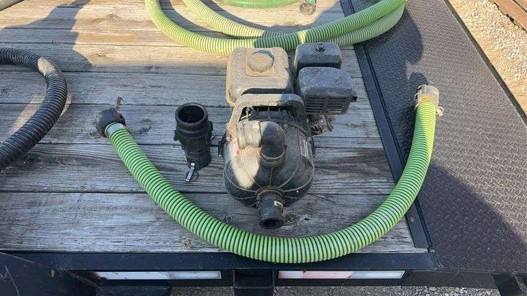 Pacer Pump with 550 Briggs Stratton Engine 2” hose 5’ long