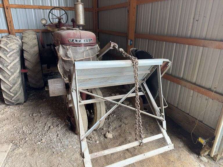 1949 McCormick Farmall H w/ Mounted Cord Wood Saw
