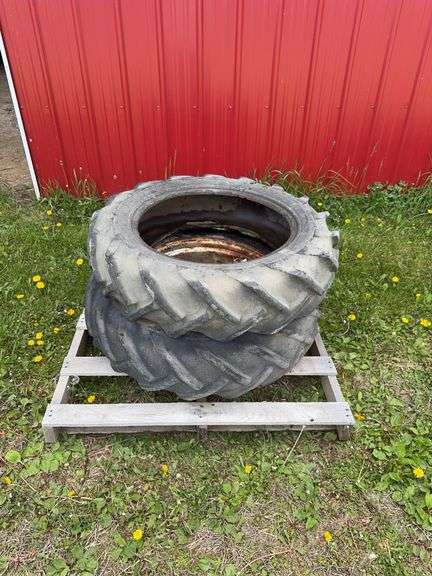 Allis-Chalmers 9-24 Tire and Rim plus Spare Tire