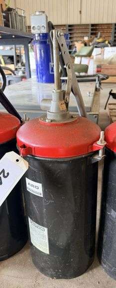Aro Hand pump & barrel - United Edge Real Estate & Auction