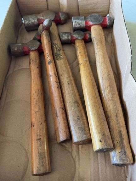 Ball Peen Hammer Collection With Wood Handles