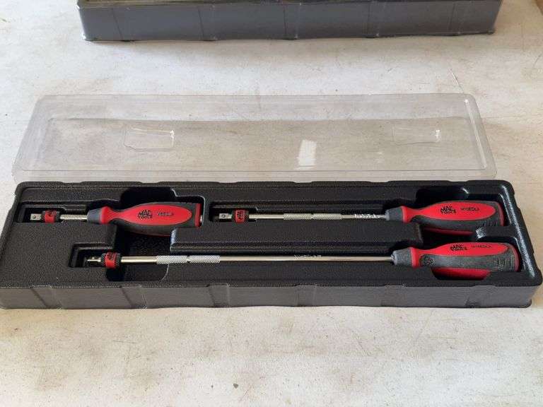Mac Tools 3 Piece 1/4 Drive Locking Hand Drive Extension Set