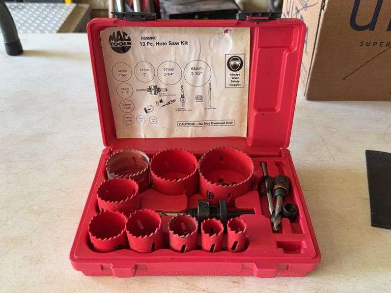 Mac Tools HS9596C 13 Piece Hole Saw Kit