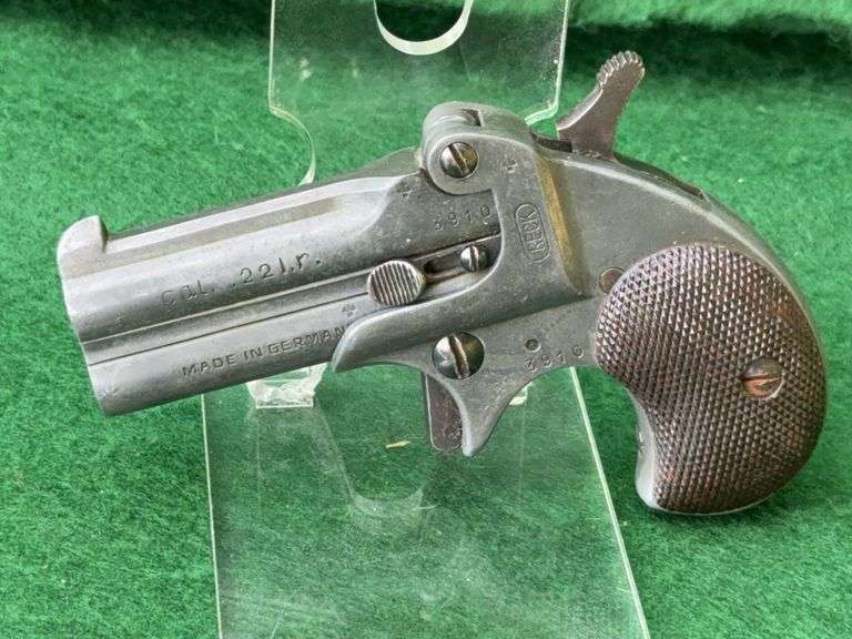 Reck R No Reck German Cal .22 LR Over Under Derringer Pistol - United Edge Real ...