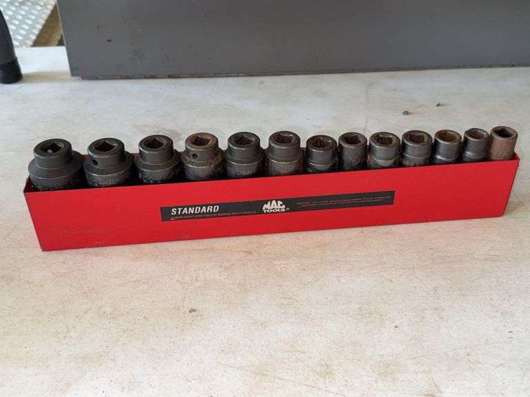 Mac Tools 1/2 Inch Drive Impact Socket Set