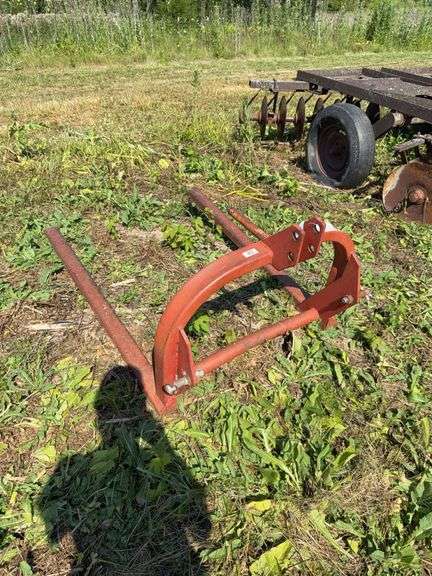 3pt Bale Forks - 55” Long Forks - 1500LB Cap.