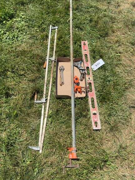 Bar Clamps, Level and Misc Tools