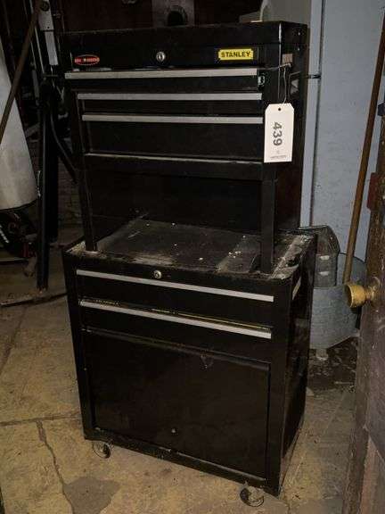 Stanley Rolling Tool Chest with Hand Tools and Pneumatics