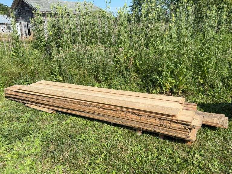 Misc Wood - 12’ x 12” x 1” and 10’ x 7” x 1” Tongue and Grove Assortments