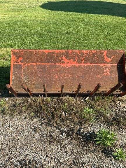 Vintage Tractor Front End Loader Manure Fork Attachment