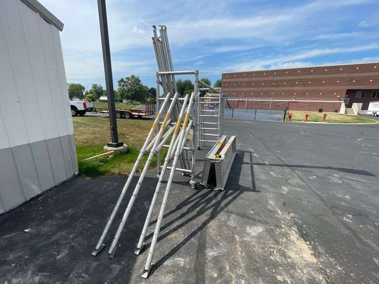 Heavy Duty Aluminum Up-Right Scaffolding