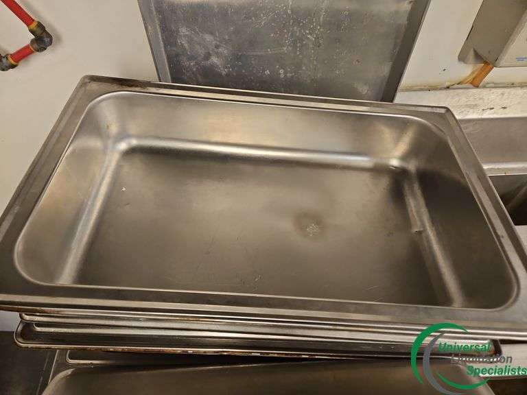 (10) Stainless Steel Steam Table Pans 14x22