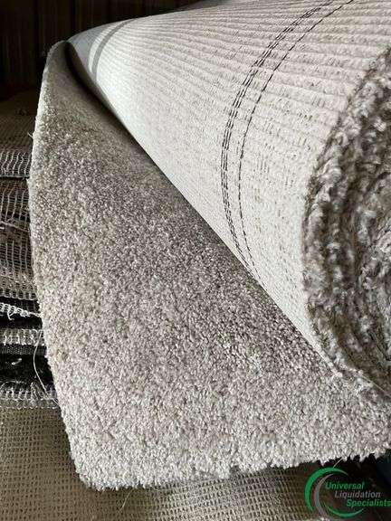 24 rolls of carpet remnants