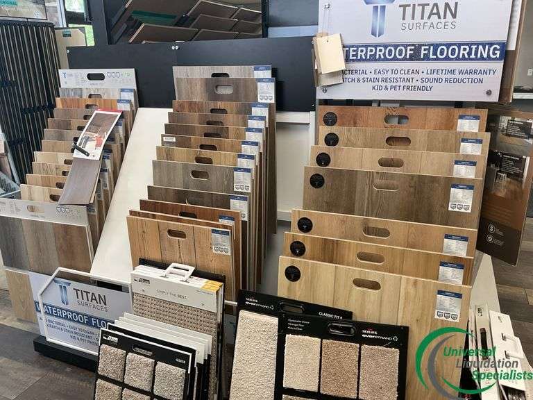 Titan Surfaces Flooring Display
