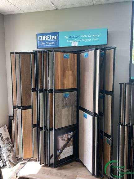 4 COREtec Flooring Displays
