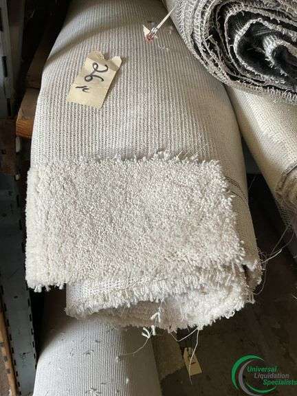 24 rolls of carpet remnants
