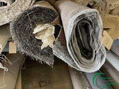 24 rolls of carpet remnants