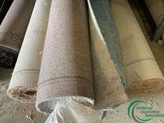 8 rolls of carpet remnants
