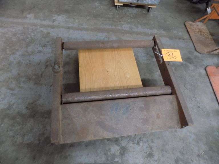 Adjustable Roller Fore Large Spools Of Wire