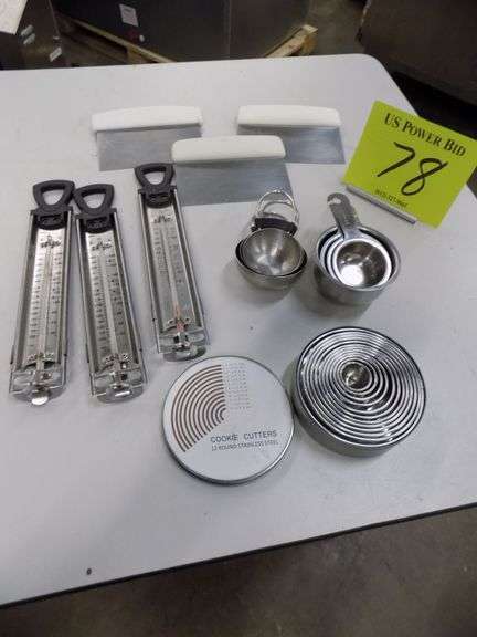 Three Candy Thermometers, Cookie Cutter Set & More