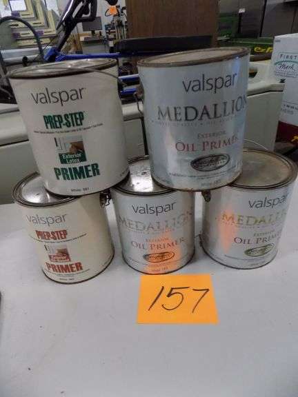 Five Gallon Assorted Valspar Oil Based Primers