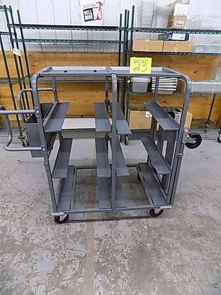 Metal Grocers Cart