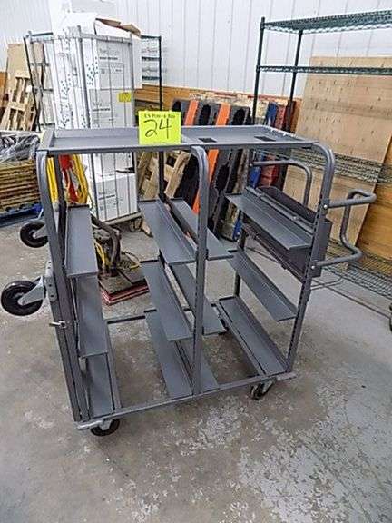 Metal Grocers Cart