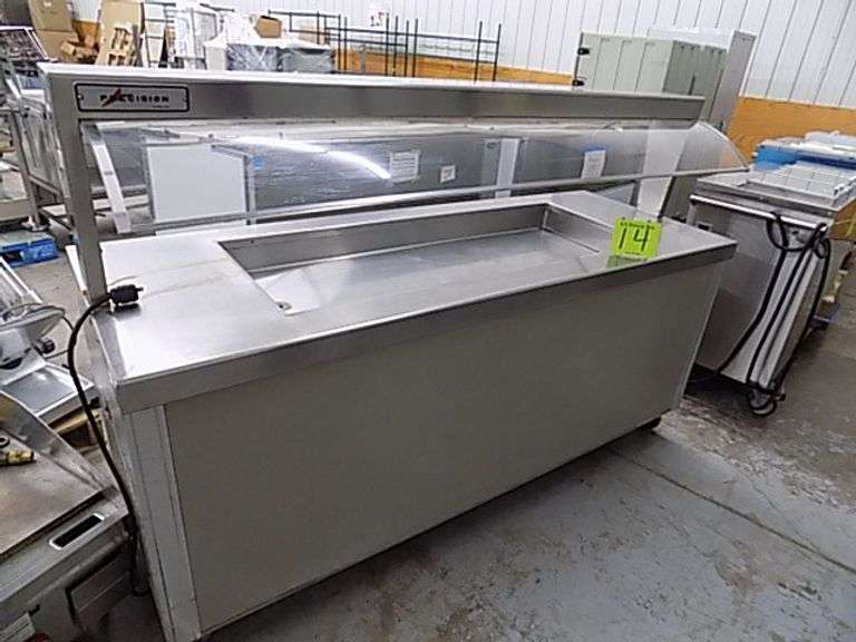 Precision Metal Products # PSB-79-R , Refrigerated Serving Line FiXture