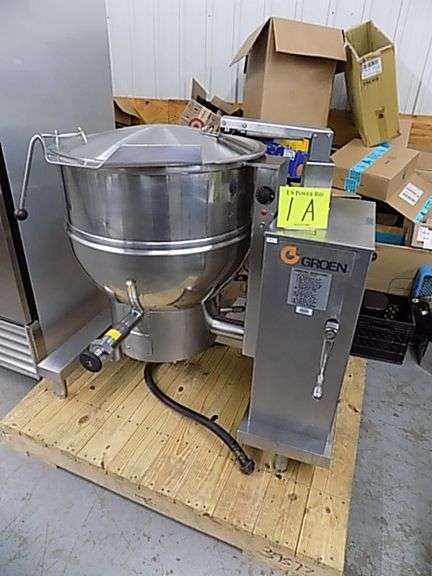 Groen # DHT/1P-40 , Nat GAS 40 Gallon Commercial Steam Kettle