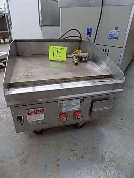 Lang # 224T-Nat Gas 2 Burner Griddle