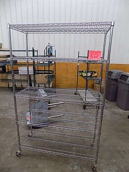 Adj Shelving Unit , Caster Mounted, NSf - US Power Bid