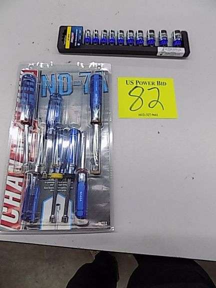 Channel Lock 10pc Metric Socket Set 3/8" and 7 pc Hollow SHAFT Nut Drive Set
