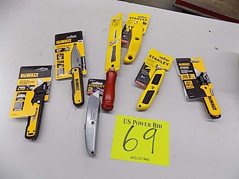 Stanley Drywall Saw, Asst Utility Knives